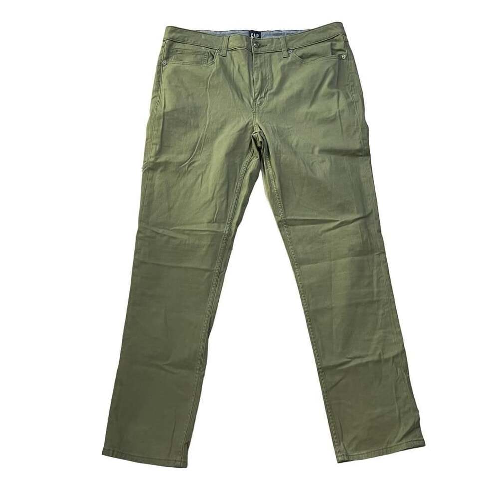 Gap Men's Green Casual Chino Pants Size 36x32